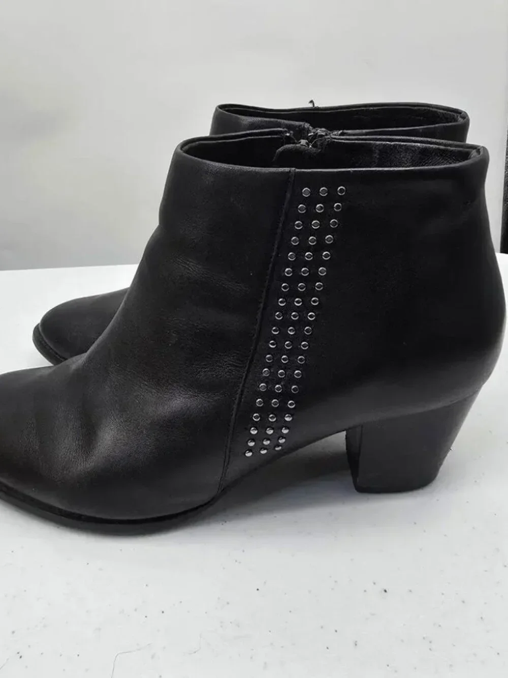 Vionic Leather Ankle Boots